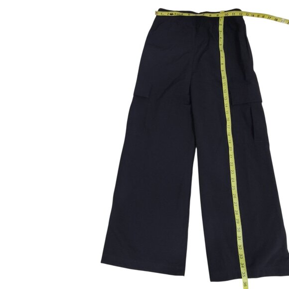 Jordan Double Cargo Woven Pant Girl Size Medium Big Kid Black Wide Leg 10-12Yrs - Picture 12 of 16